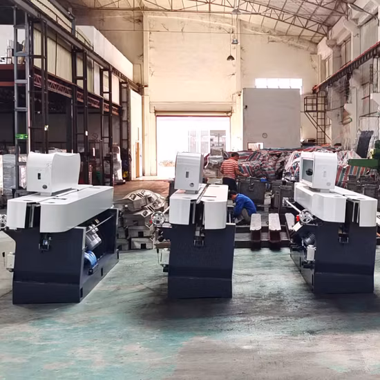 Máquina pulidora de vidrio de línea recta de husillo estándar 9 CE para borde de 45 grados