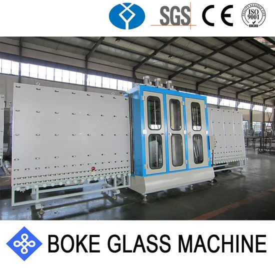 Lavadora vertical de vidrio flotado de 1800X2500 mm